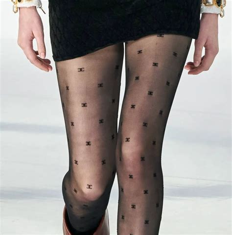 american apparel chanel pantyhose|Chanel tights season.